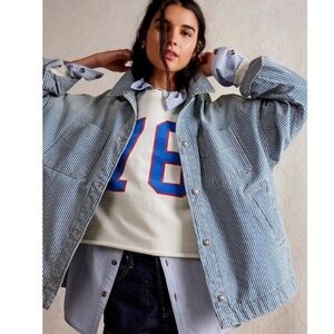 New! Free People Madison City Railroad We The Free Jacket
